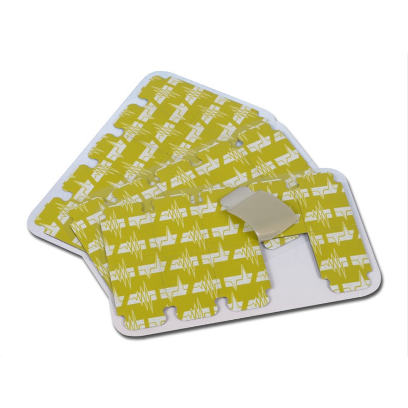 4 Elettrodi Adesivi Quadrati 5x5 Cm – Attacco Snap 3,6 Mm, Pregellati, Per Elettrostimolatori